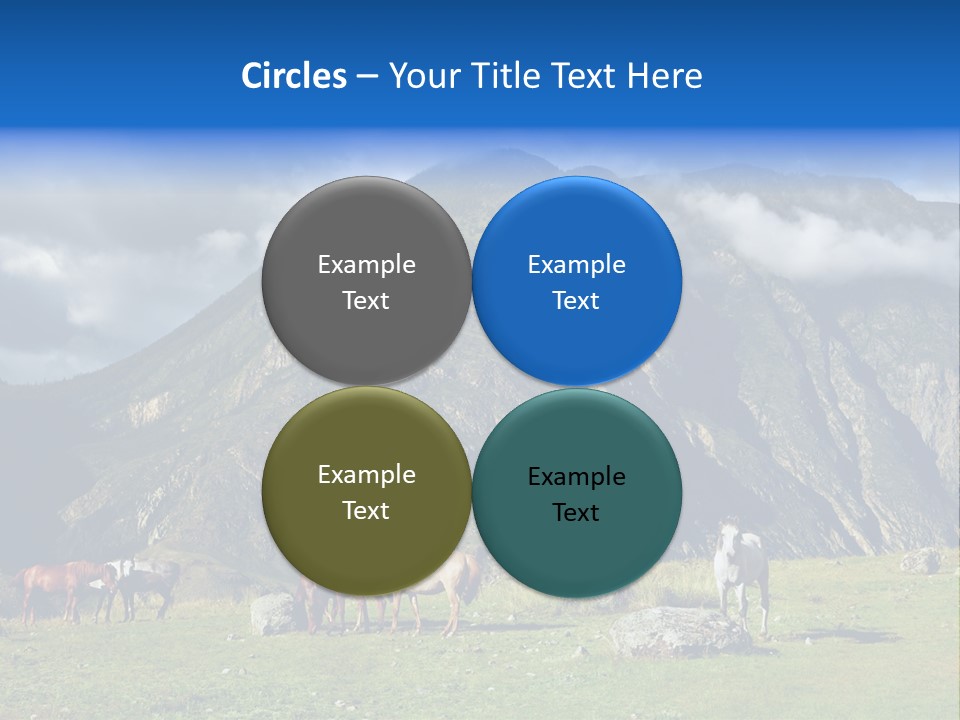 Morning Sunshine Field PowerPoint Template
