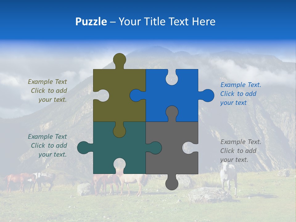 Morning Sunshine Field PowerPoint Template