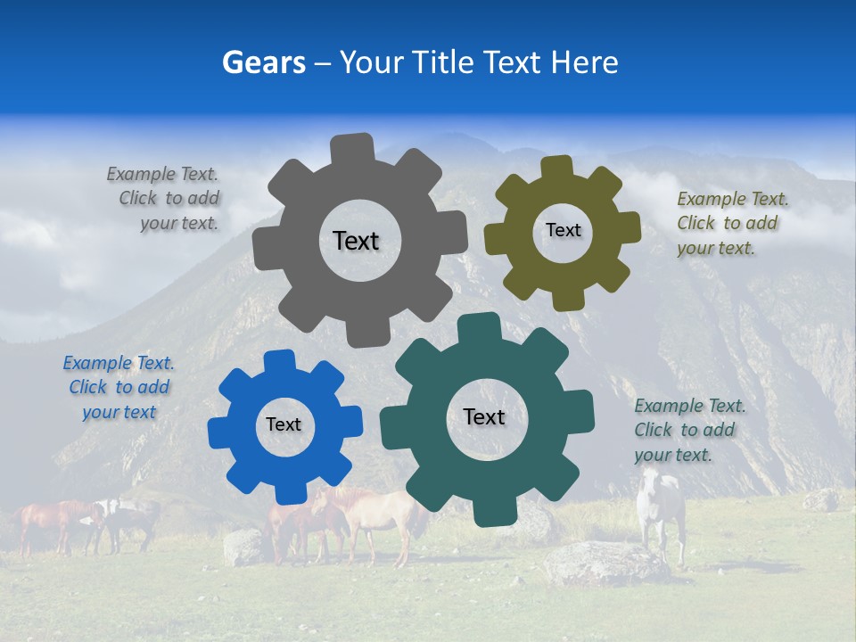 Morning Sunshine Field PowerPoint Template