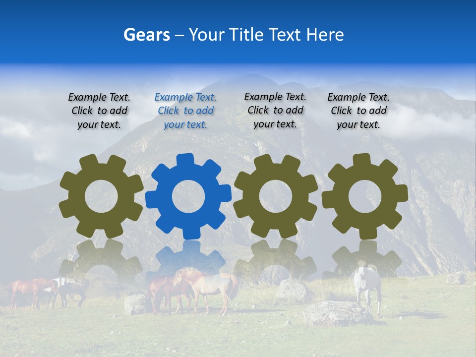 Morning Sunshine Field PowerPoint Template