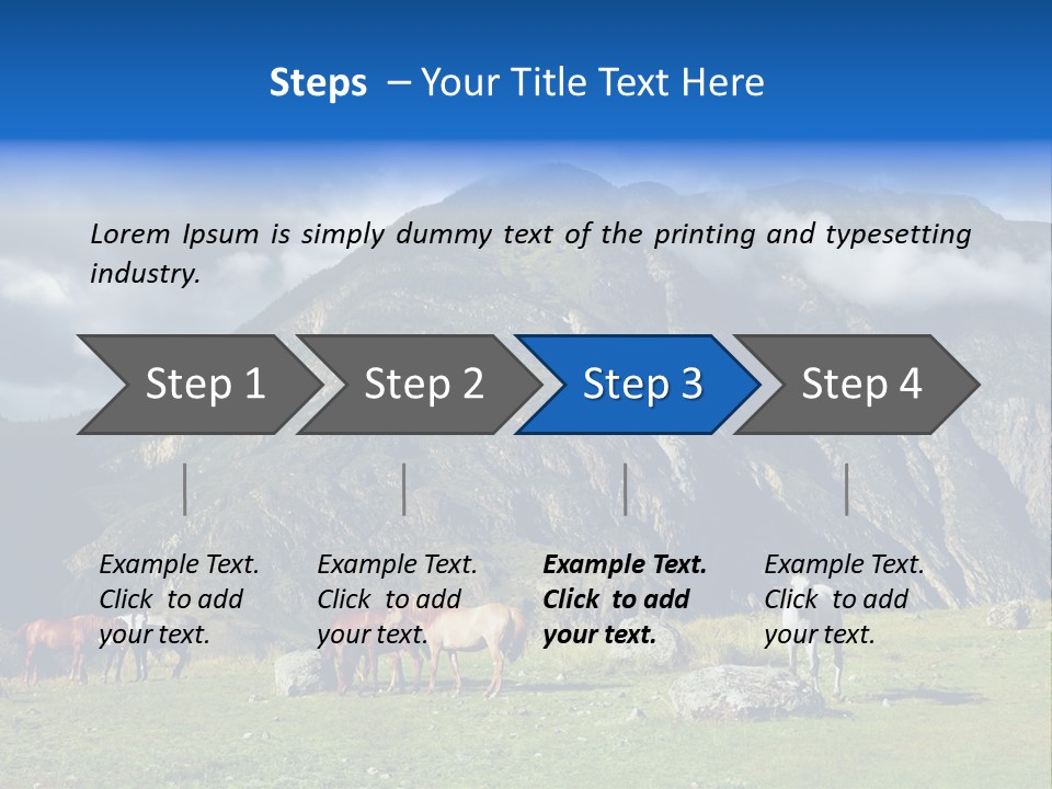 Morning Sunshine Field PowerPoint Template