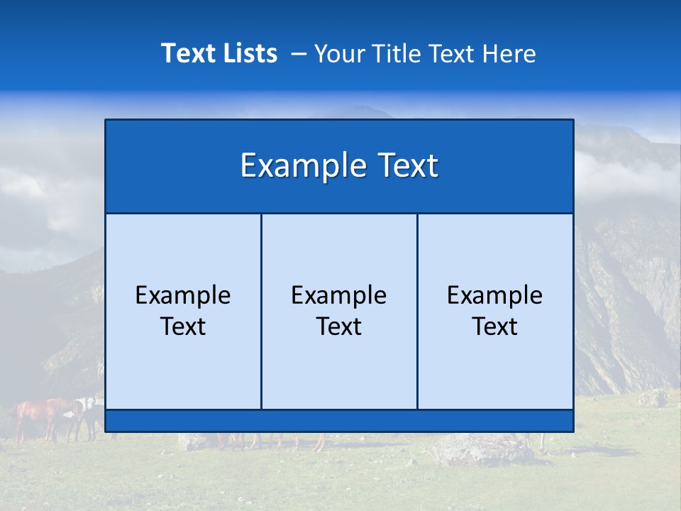Morning Sunshine Field PowerPoint Template
