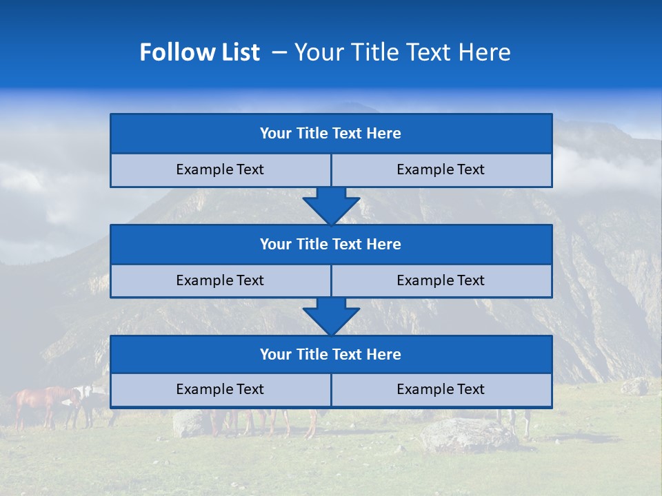 Morning Sunshine Field PowerPoint Template