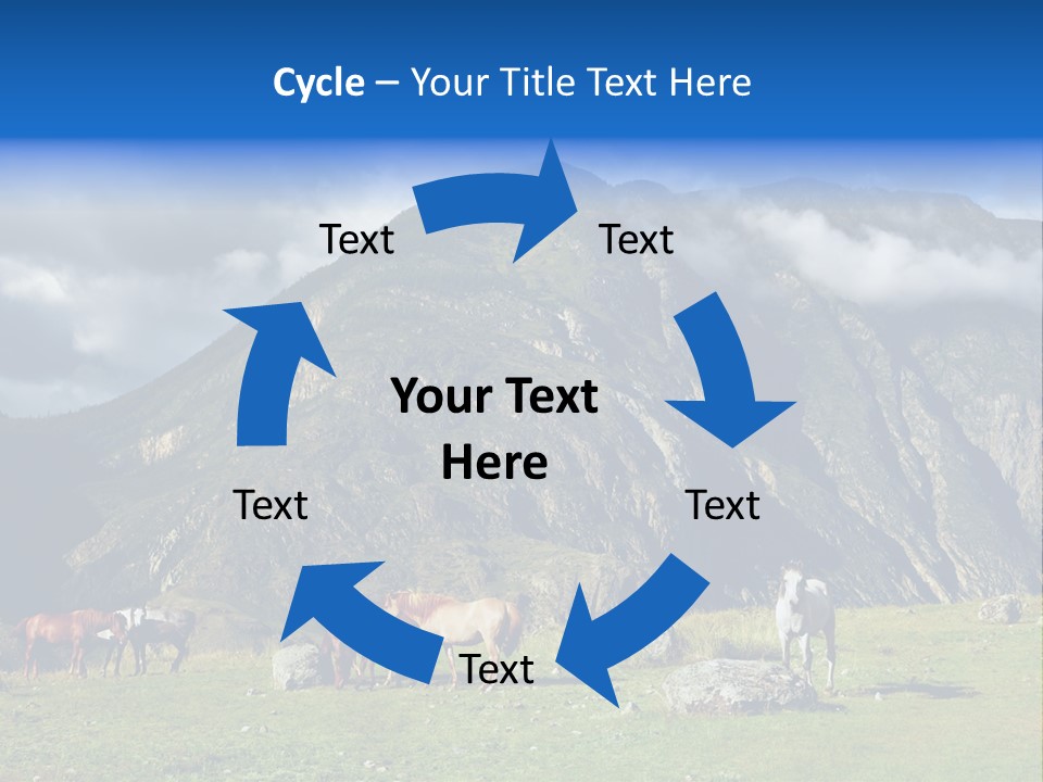 Morning Sunshine Field PowerPoint Template