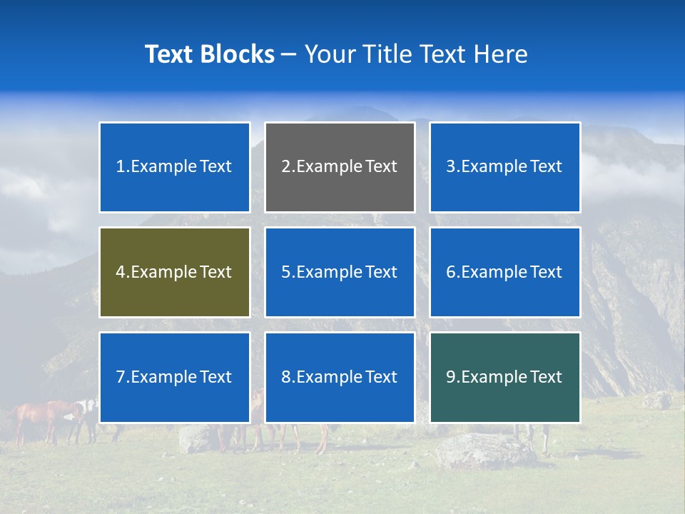 Morning Sunshine Field PowerPoint Template