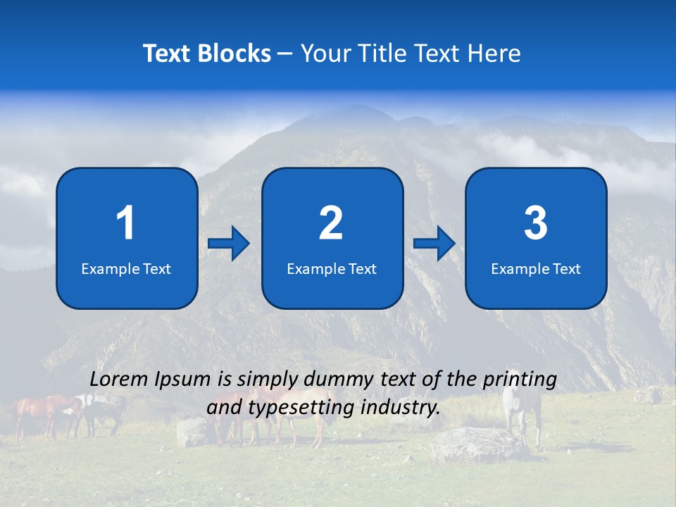 Morning Sunshine Field PowerPoint Template