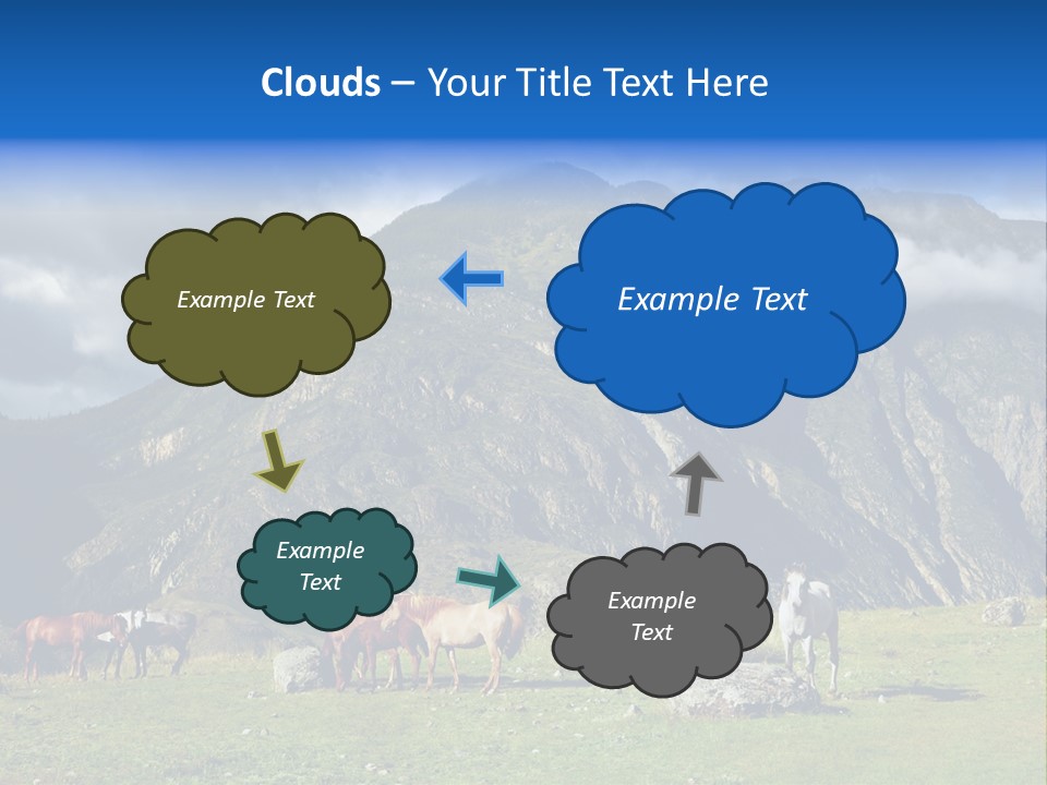 Morning Sunshine Field PowerPoint Template