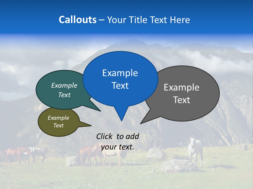 Morning Sunshine Field PowerPoint Template