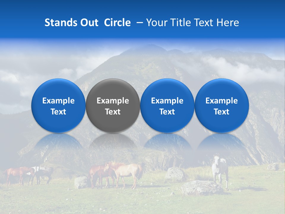 Morning Sunshine Field PowerPoint Template