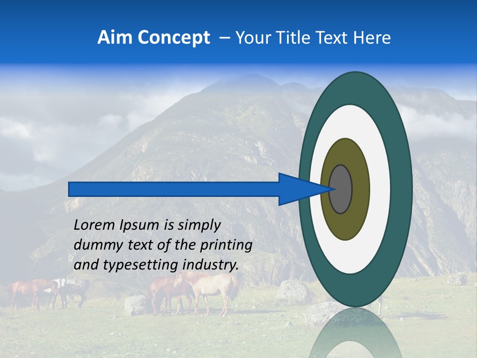 Morning Sunshine Field PowerPoint Template