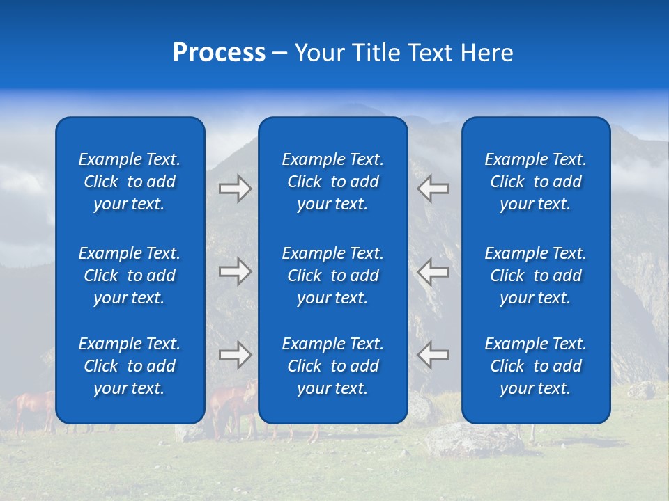 Morning Sunshine Field PowerPoint Template
