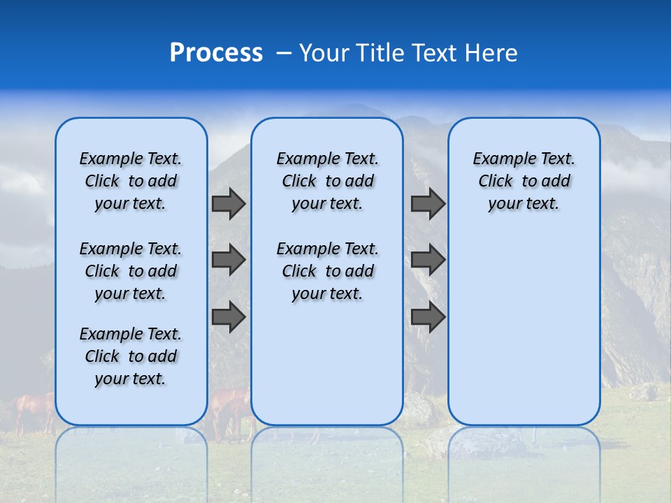 Morning Sunshine Field PowerPoint Template