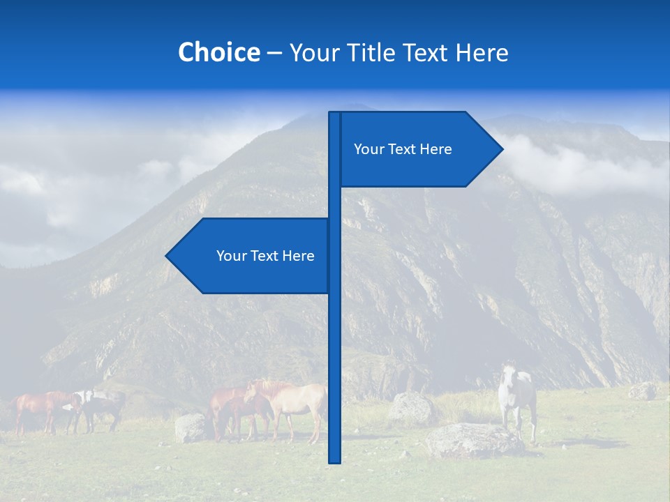 Morning Sunshine Field PowerPoint Template
