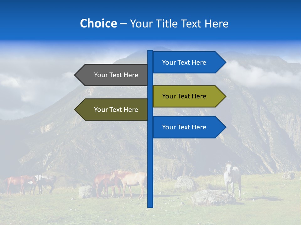 Morning Sunshine Field PowerPoint Template