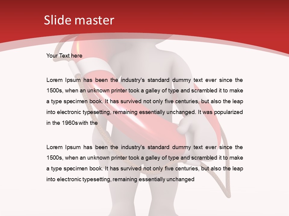 Insurance Nautical People PowerPoint Template