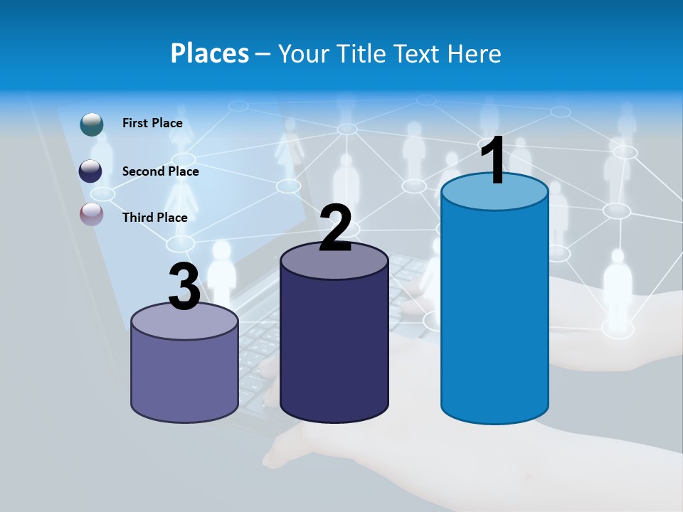 Network Team Closeup PowerPoint Template