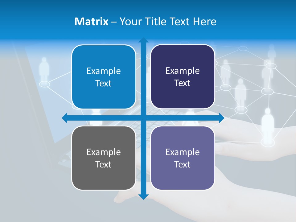 Network Team Closeup PowerPoint Template