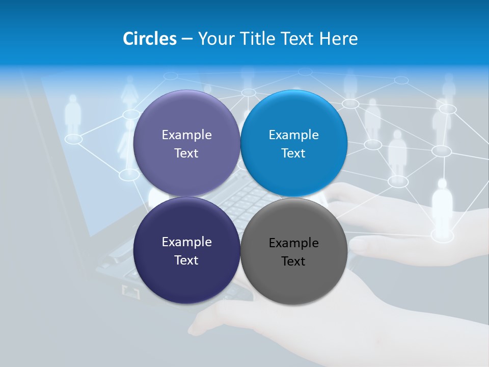Network Team Closeup PowerPoint Template