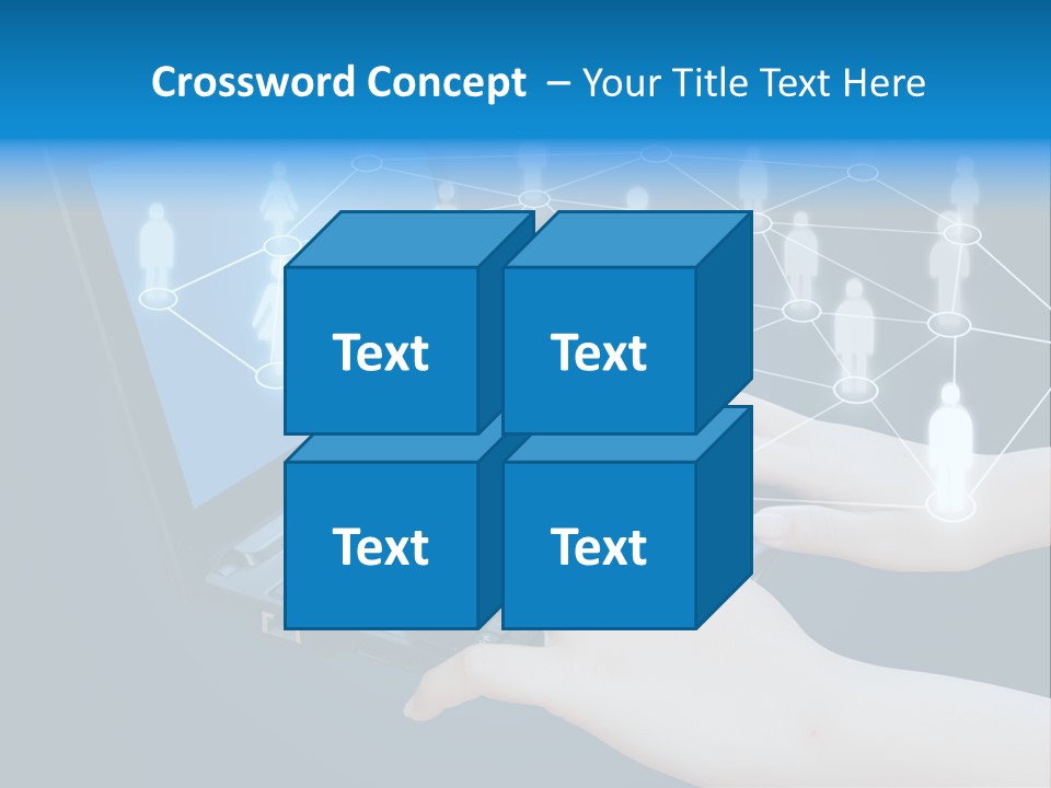 Network Team Closeup PowerPoint Template