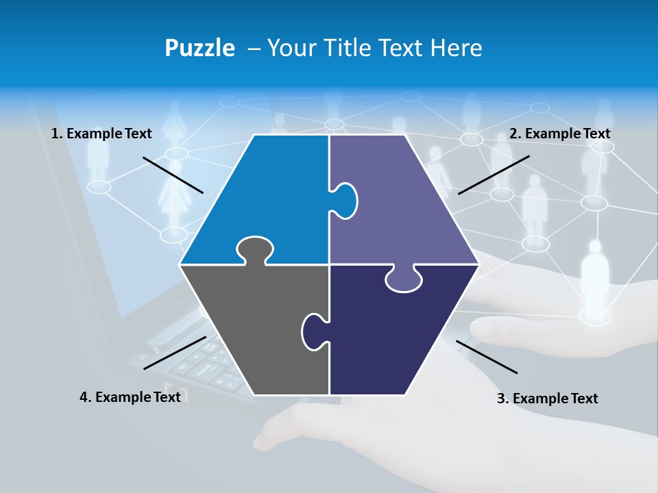 Network Team Closeup PowerPoint Template
