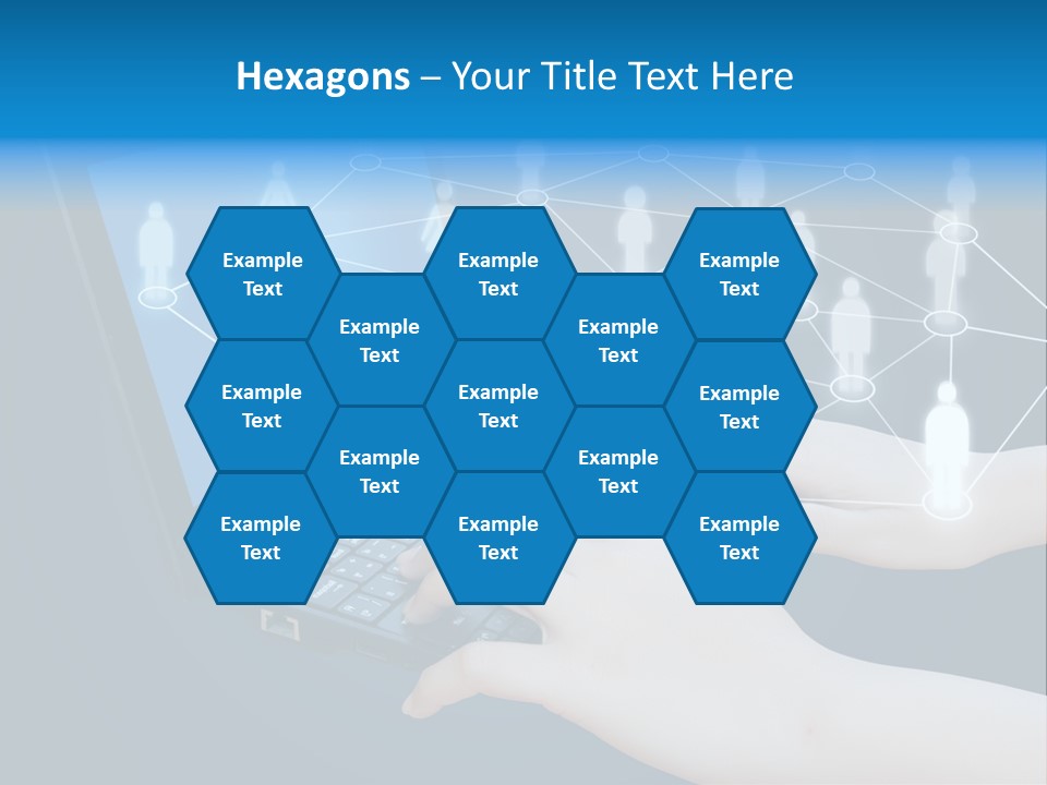 Network Team Closeup PowerPoint Template