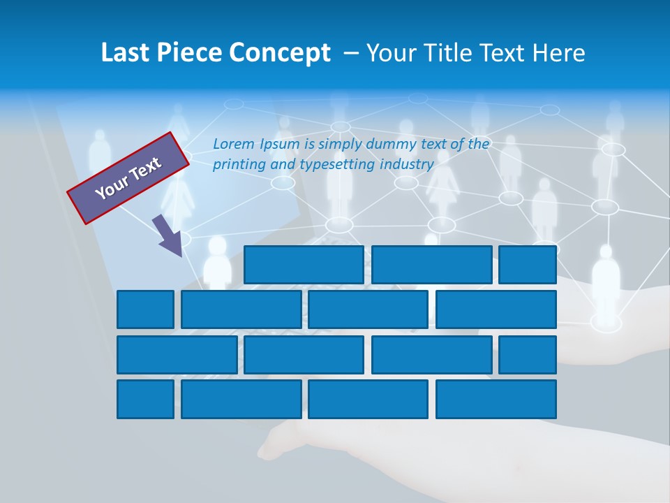 Network Team Closeup PowerPoint Template