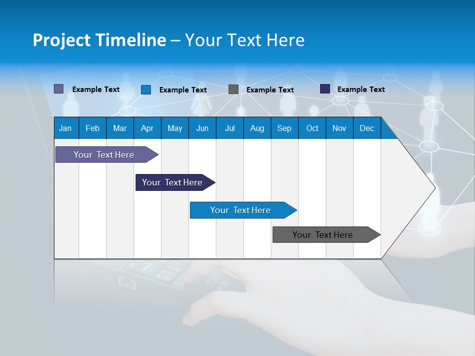 Network Team Closeup PowerPoint Template