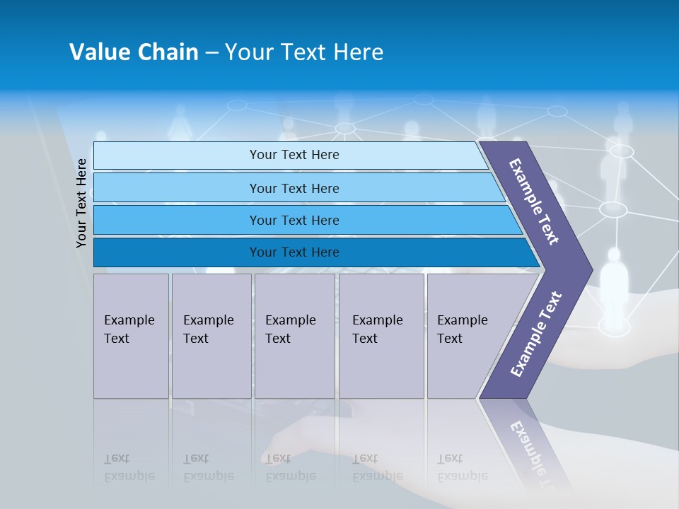 Network Team Closeup PowerPoint Template