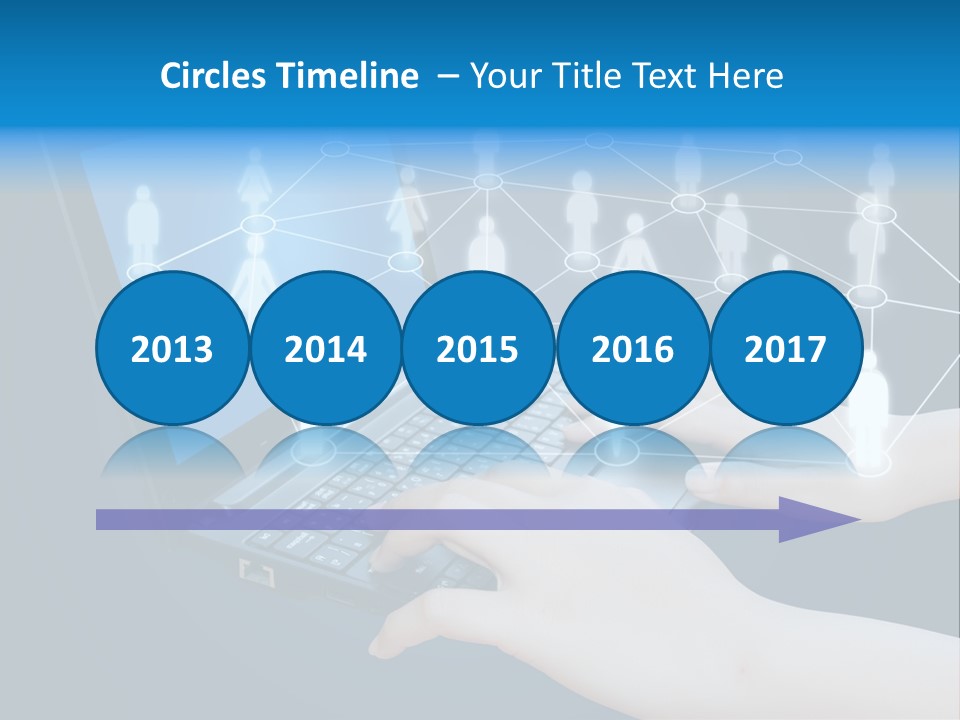 Network Team Closeup PowerPoint Template