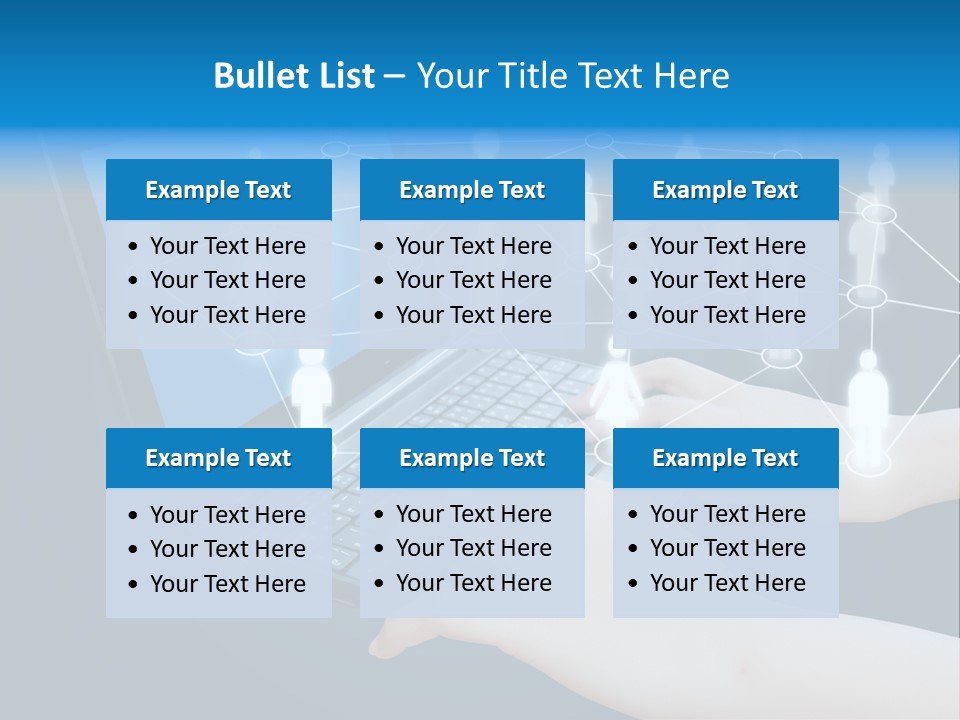 Network Team Closeup PowerPoint Template