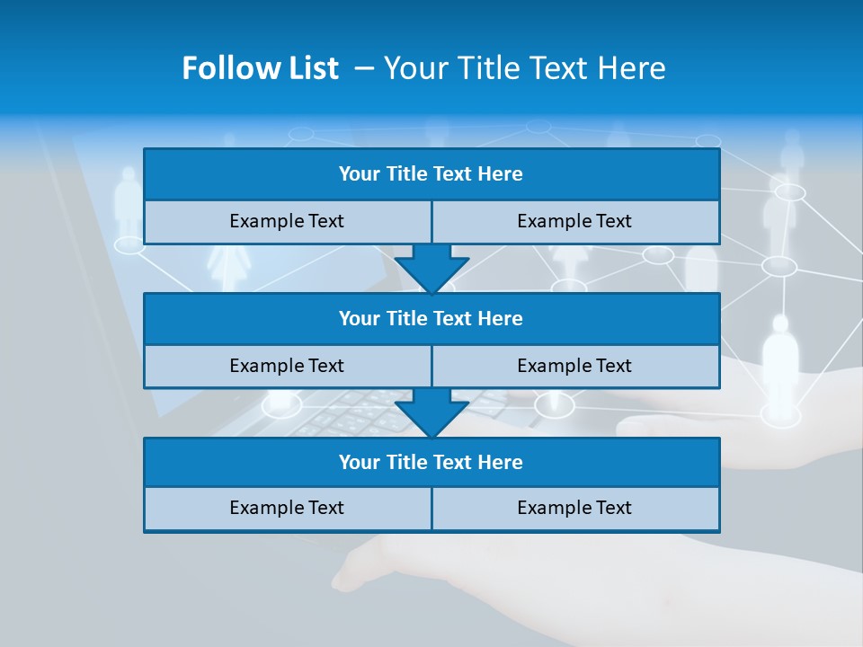 Network Team Closeup PowerPoint Template
