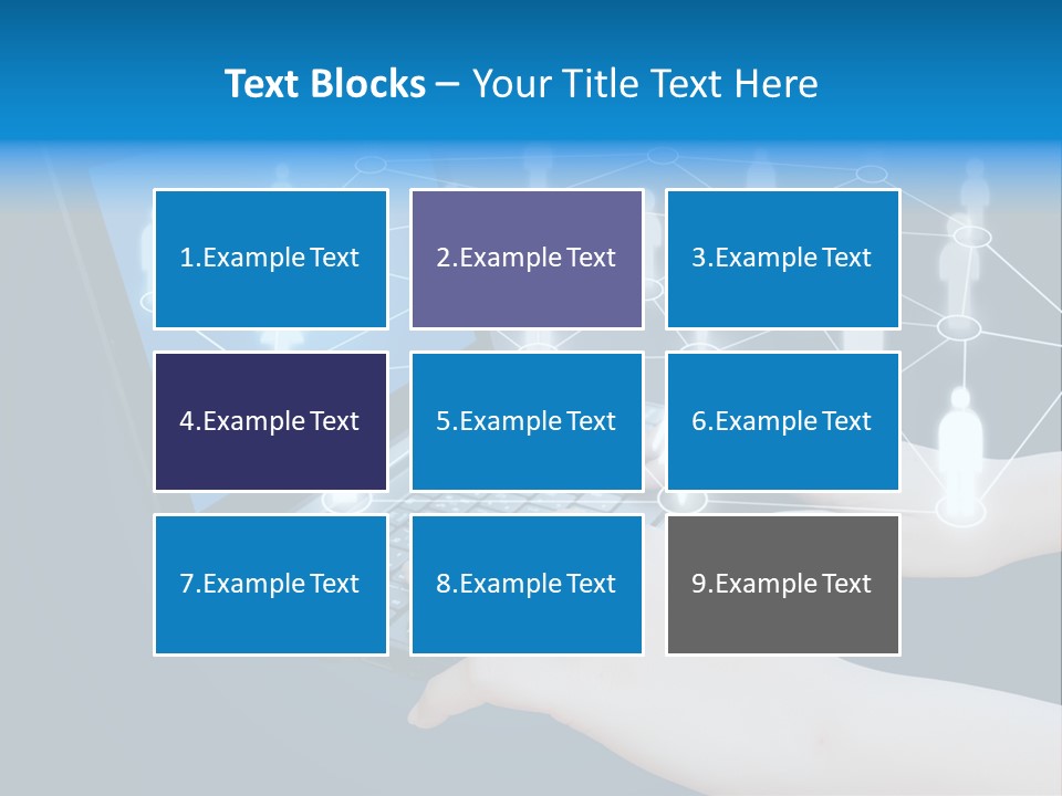 Network Team Closeup PowerPoint Template