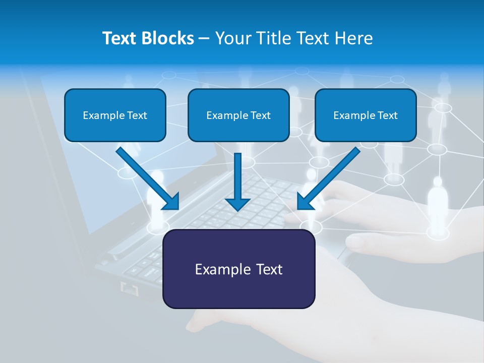 Network Team Closeup PowerPoint Template