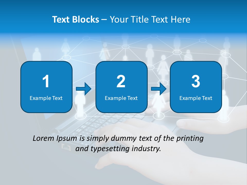 Network Team Closeup PowerPoint Template