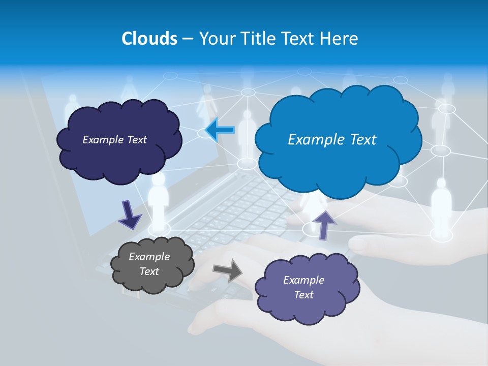Network Team Closeup PowerPoint Template