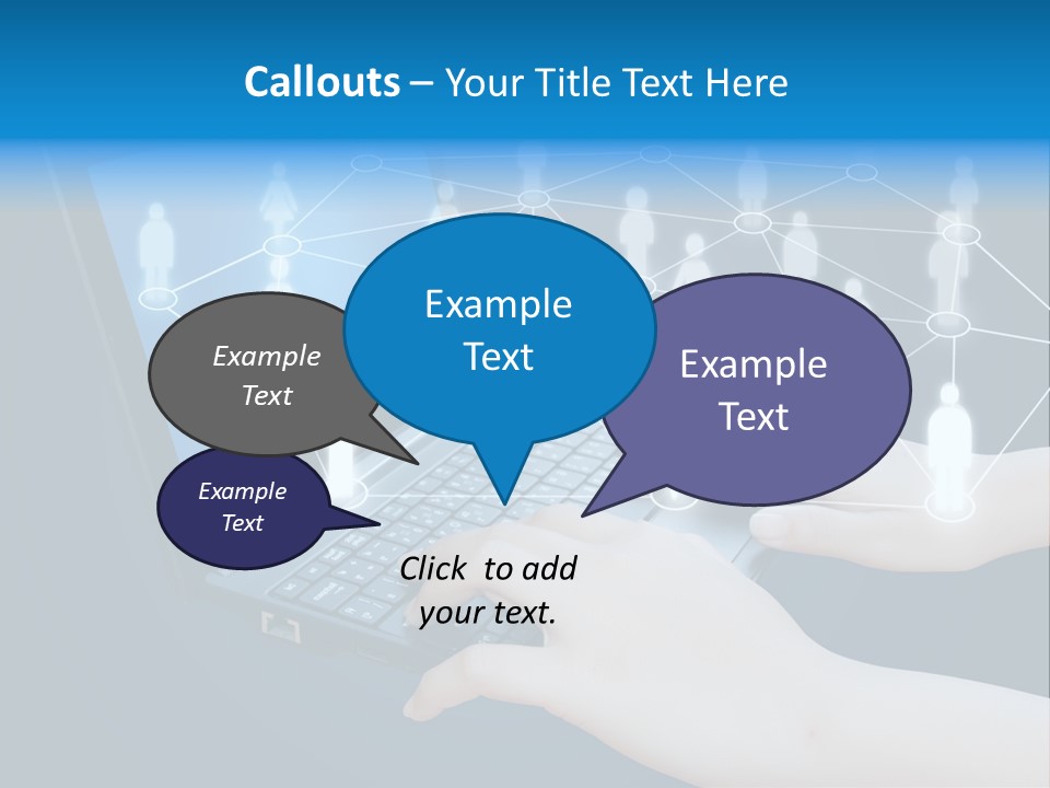 Network Team Closeup PowerPoint Template