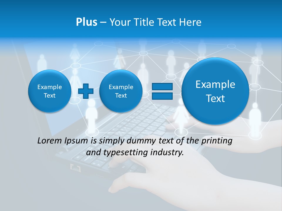 Network Team Closeup PowerPoint Template