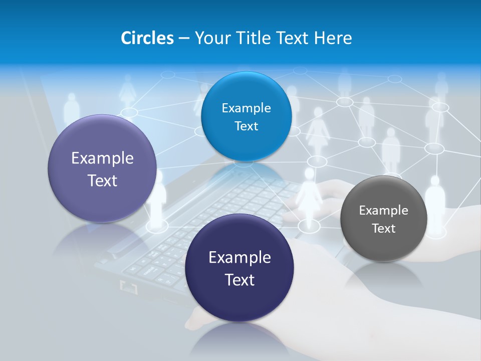 Network Team Closeup PowerPoint Template