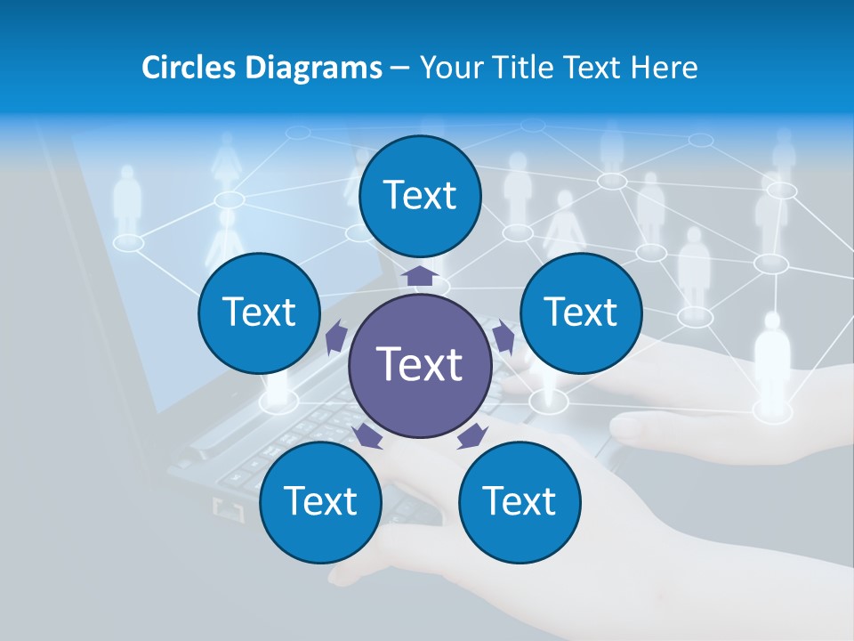 Network Team Closeup PowerPoint Template