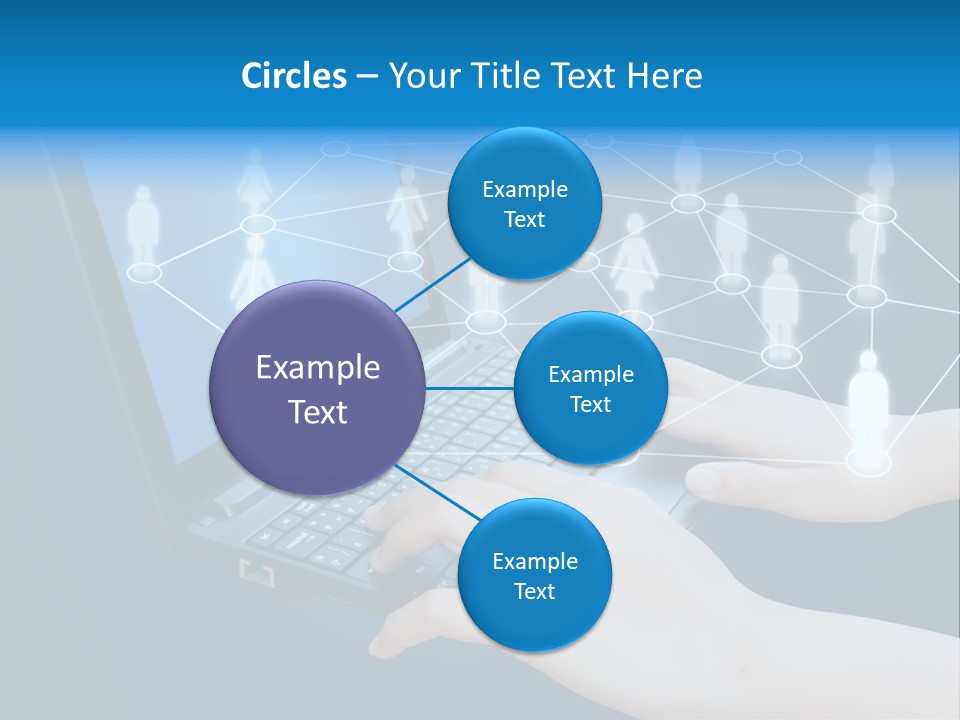 Network Team Closeup PowerPoint Template