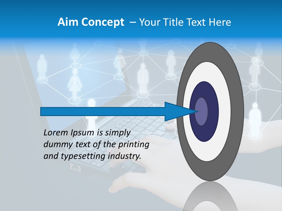 Network Team Closeup PowerPoint Template