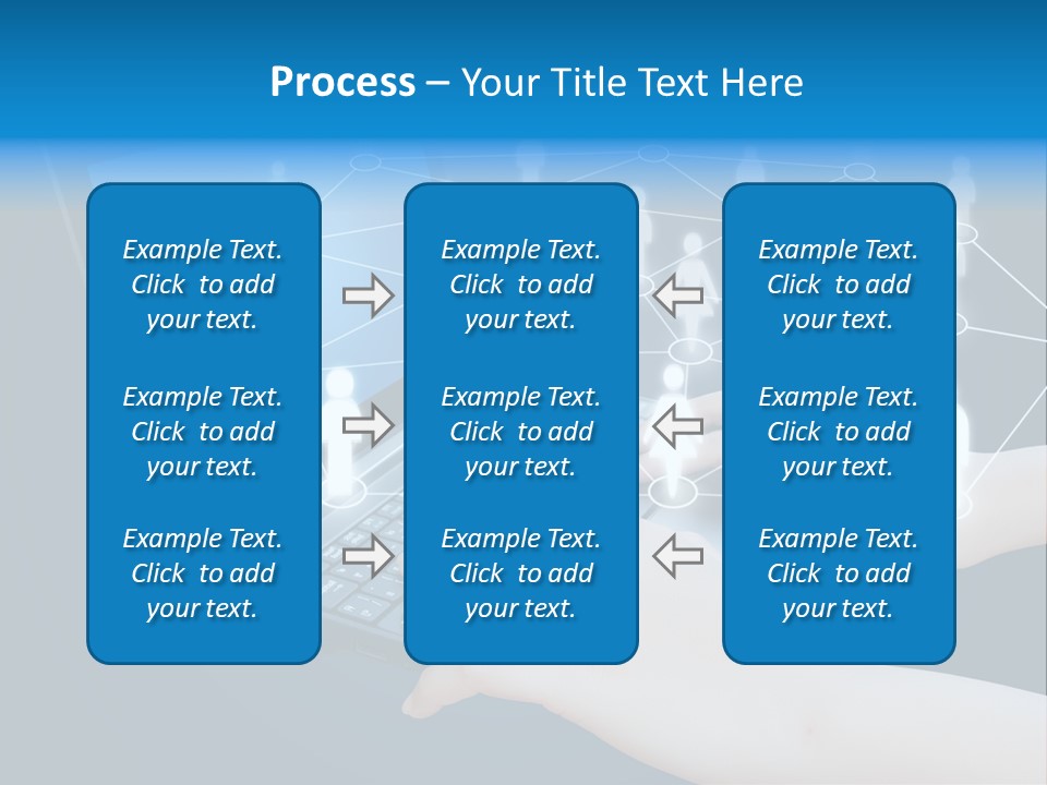 Network Team Closeup PowerPoint Template