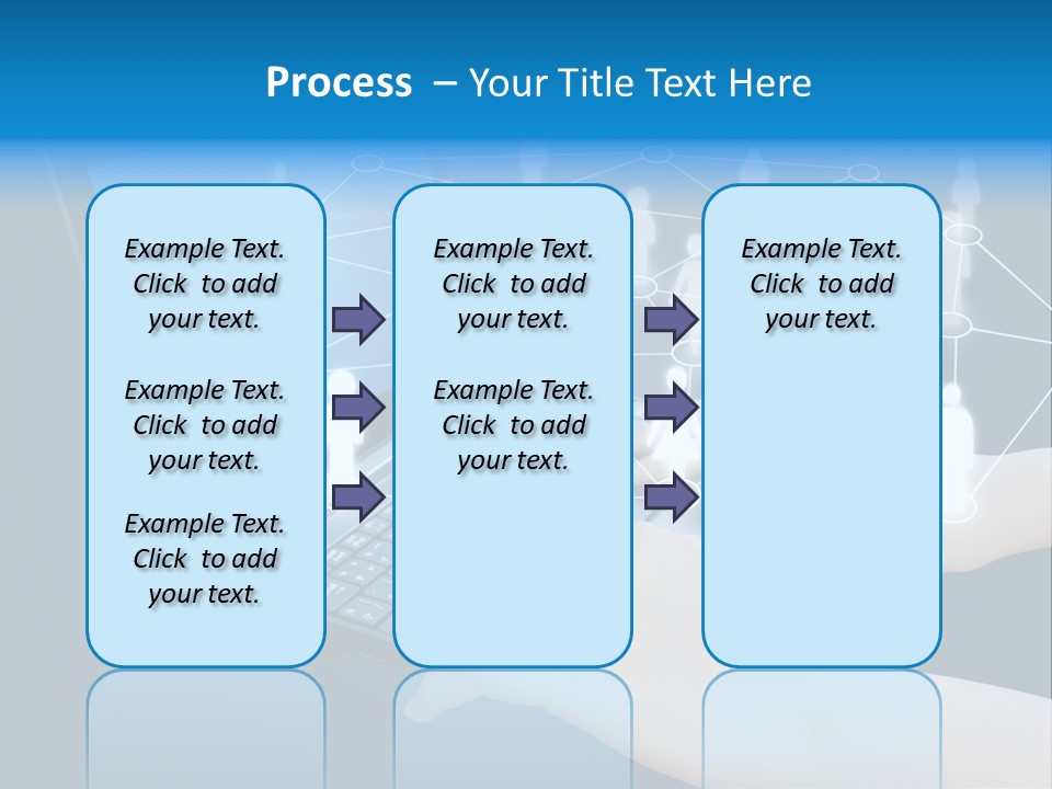 Network Team Closeup PowerPoint Template