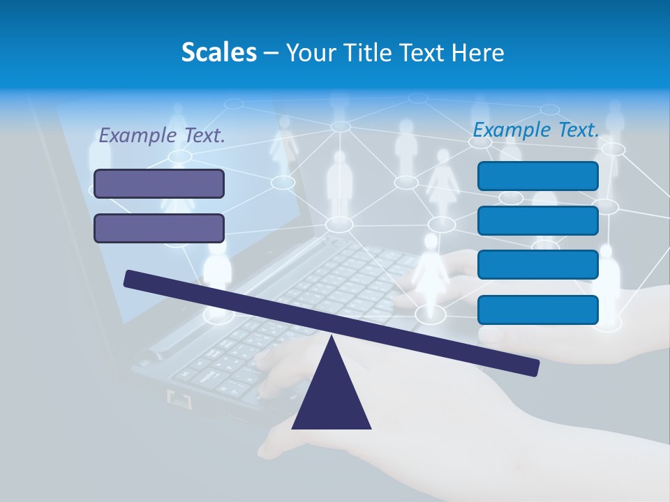 Network Team Closeup PowerPoint Template