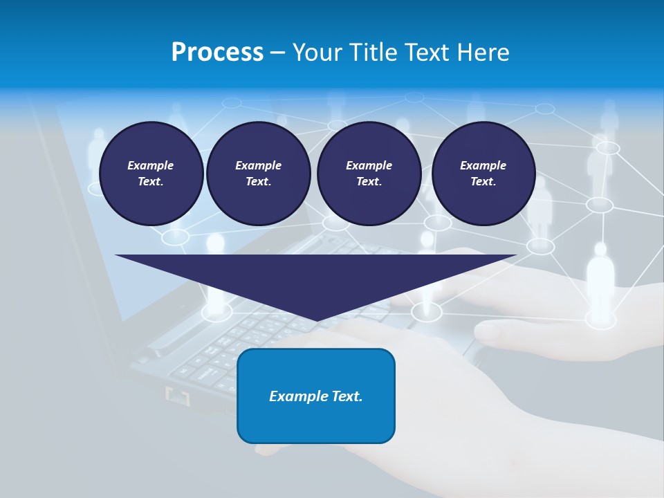 Network Team Closeup PowerPoint Template