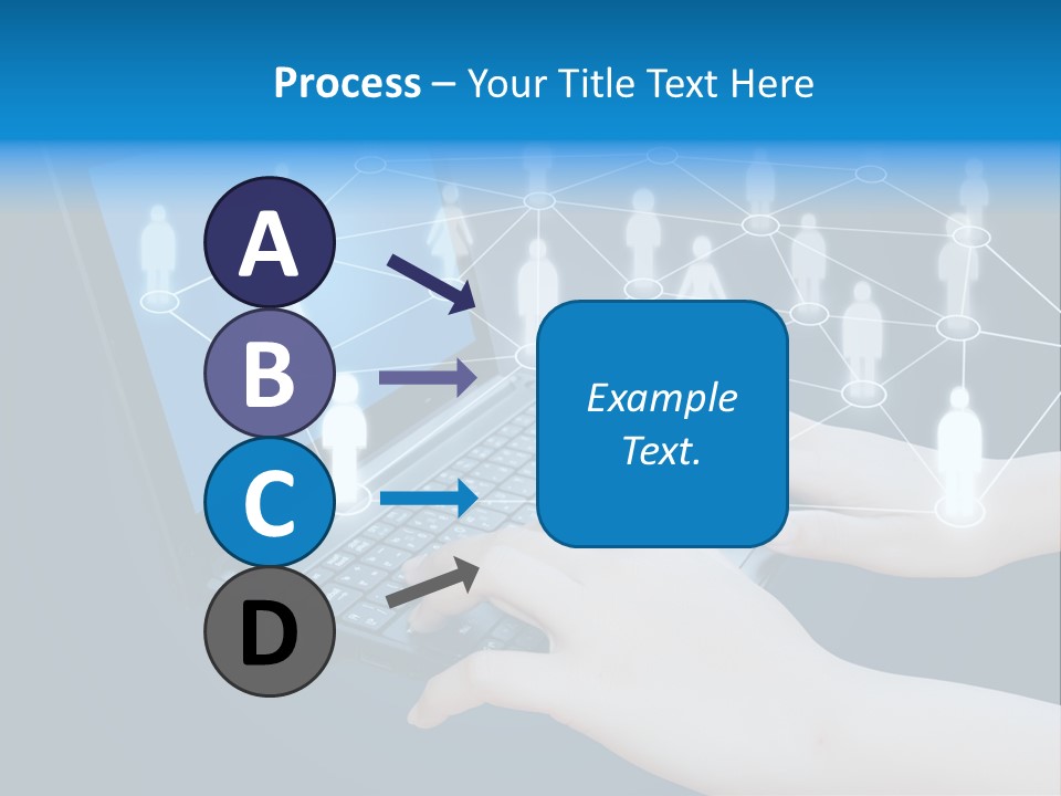 Network Team Closeup PowerPoint Template