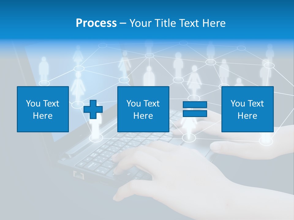 Network Team Closeup PowerPoint Template