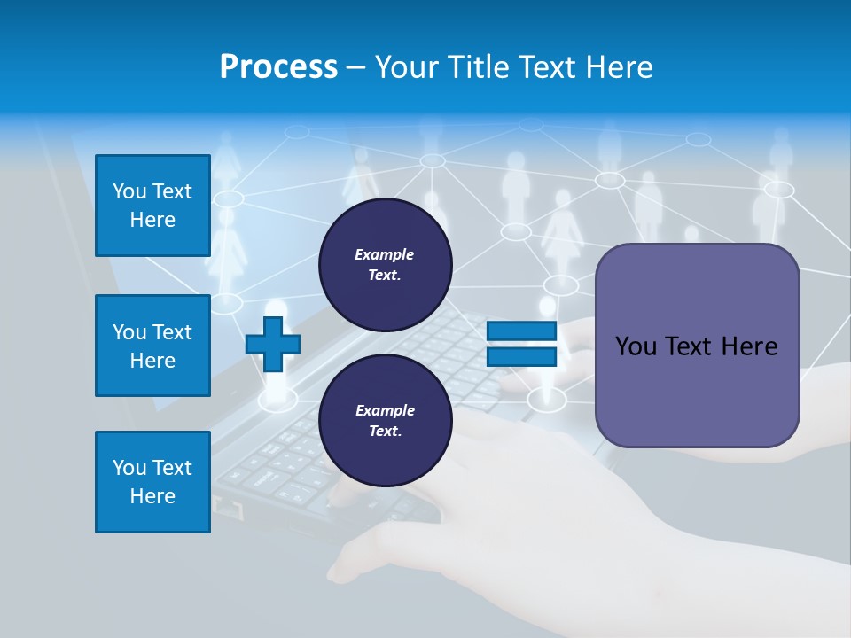 Network Team Closeup PowerPoint Template