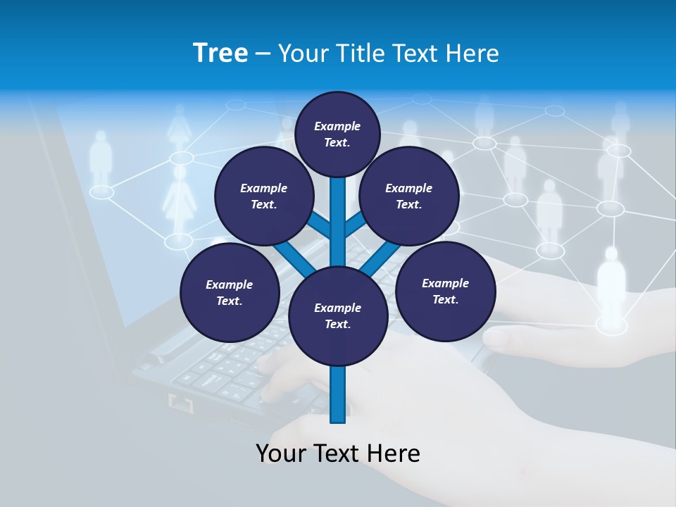 Network Team Closeup PowerPoint Template