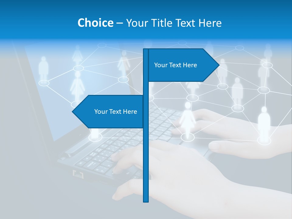 Network Team Closeup PowerPoint Template